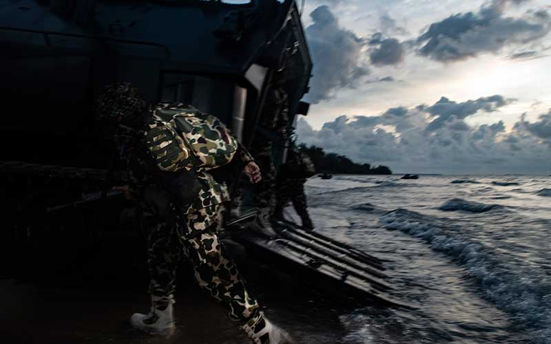 Demi Menjaga Kedaulatan NKRI, TNI AL Gelar Latihan Perang di Tengah Pandemi