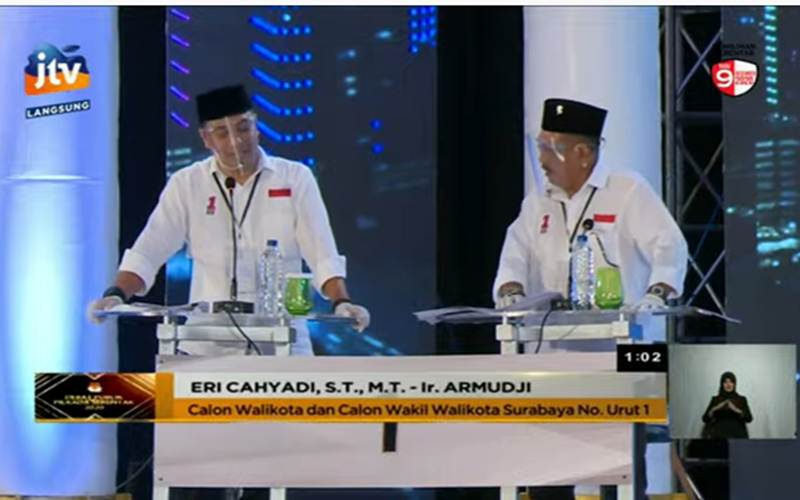 Debat Cawalkot Surabaya, Penataan Kota dan Akses Air Bersih Jadi Amunisi Menyerang