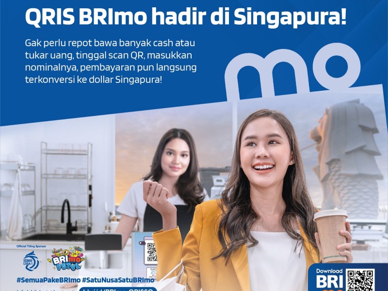 Semakin Mudah! Kini Bisa Bayar Pakai QRIS BRImo di Singapura