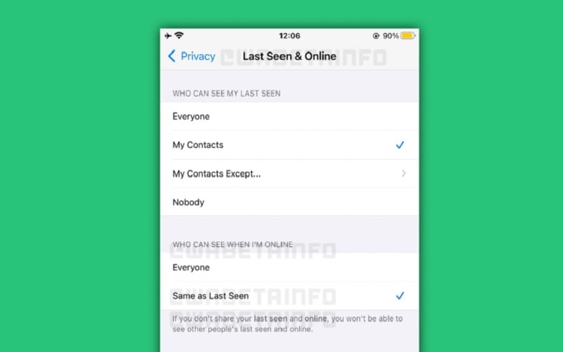 Bocoran Fitur Baru WhatsApp, Bisa Sembunyikan Status Online!