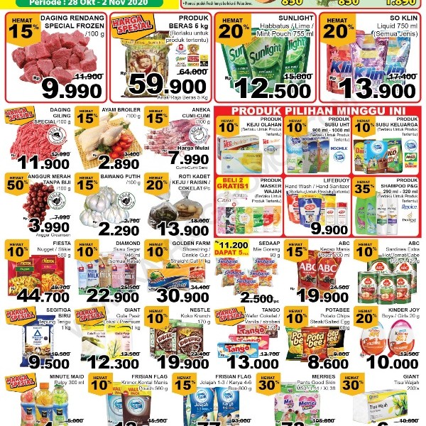 Daftar Diskon Promo Belanja di Giant, Hypermart dan Lotte Mart