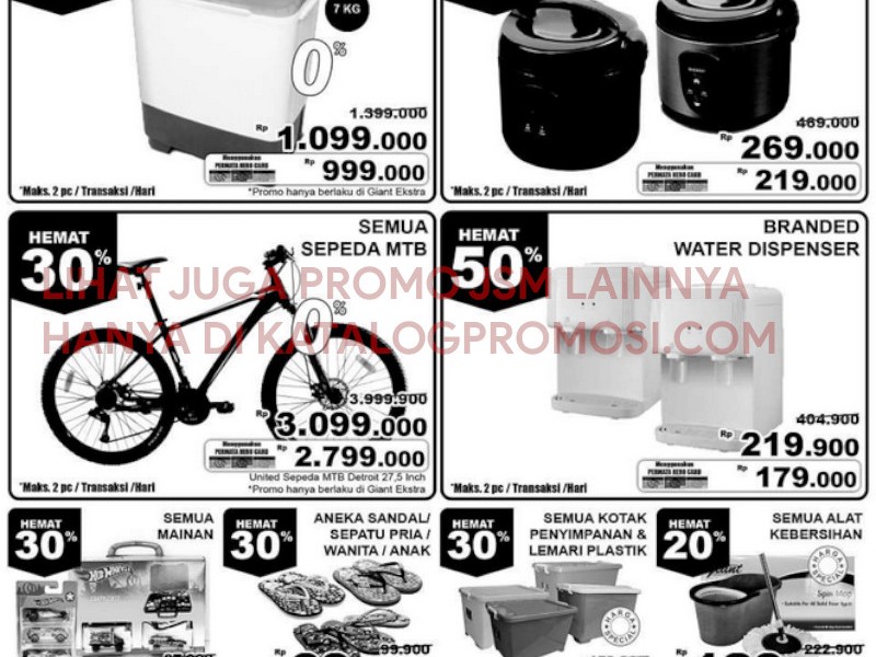 Daftar Diskon Promo Belanja di Giant, Hypermart dan Lotte Mart