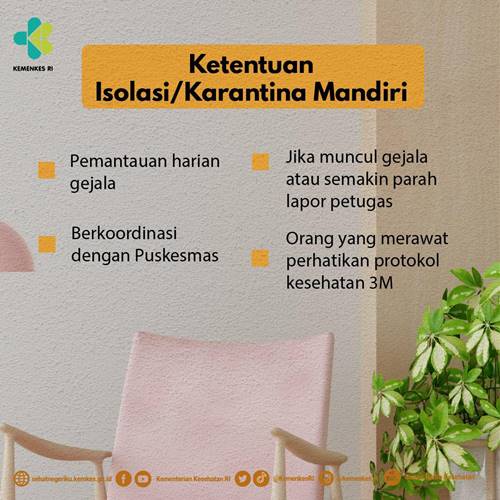 Ini yang Perlu Diperhatikan Jika Anda Harus Jalani Isolasi Mandiri