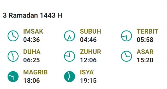 jadwal buka puasa hari ini di lampung