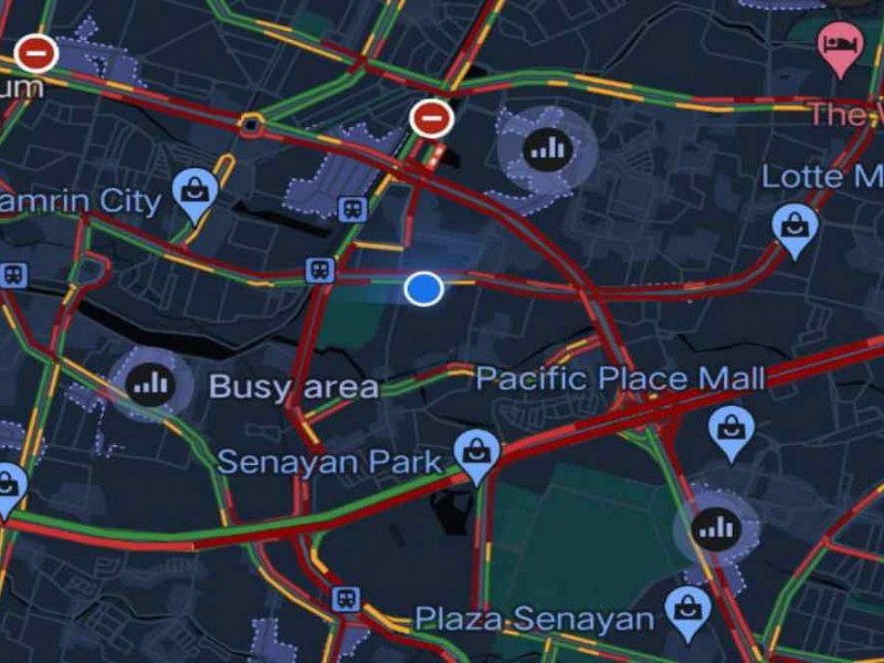 Jakarta Macet Jelang Pertandingan Indonesia vs Argentina