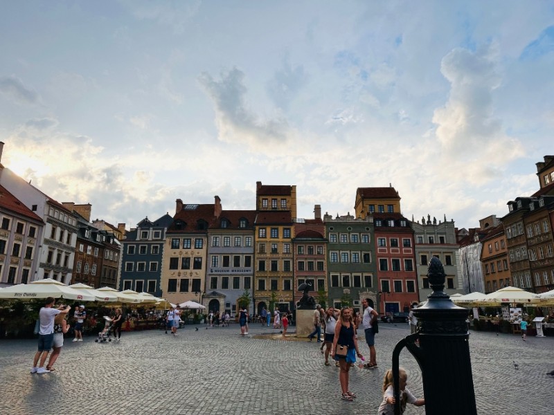 Kota Tua Warsawa. Bisnis/Surya Mahendra Saputra