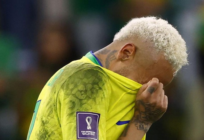 Deretan Foto Neymar Nangis saat Brasil Tersingkir dari Piala Dunia 2022