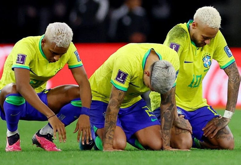 Deretan Foto Neymar Nangis saat Brasil Tersingkir dari Piala Dunia 2022