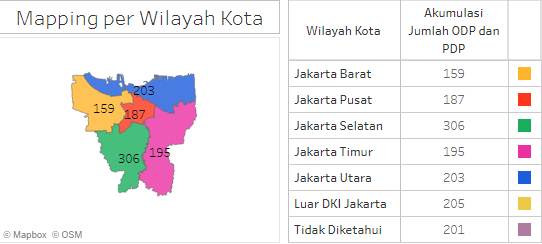 Situs Resmi Pemprov DKI: 210 Orang Terkait Corona Berada di Jakarta