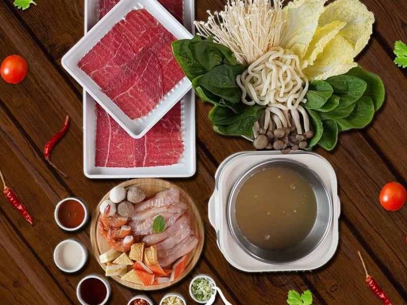 menu makanan di shabu hachi