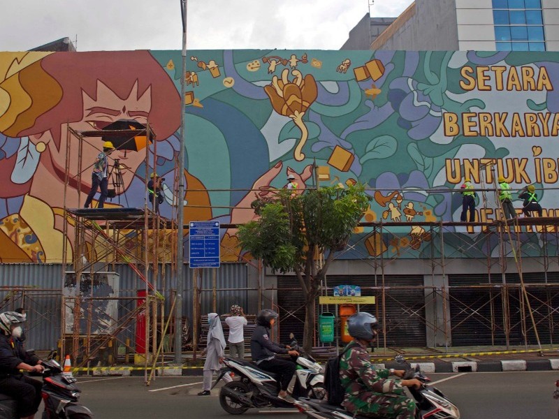 Converse Indonesia, Shane Tiara Hadirkan Mural Kesetaraan Gender