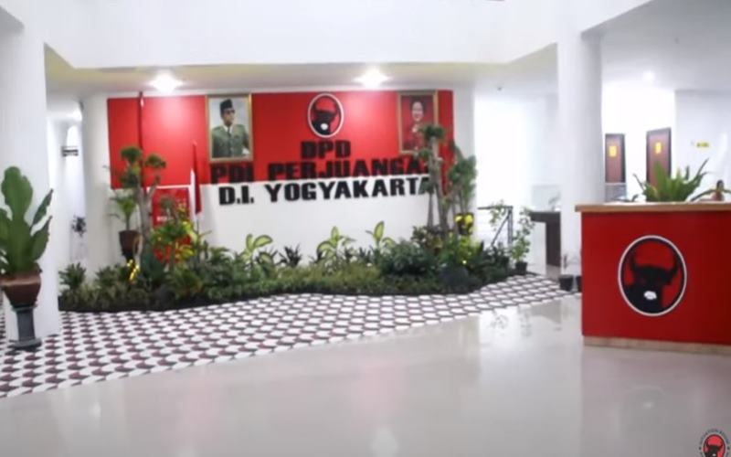 Penampakan Kantor PDIP Berlantai 5 di Yogyakarta Dipersembahkan untuk Megawati