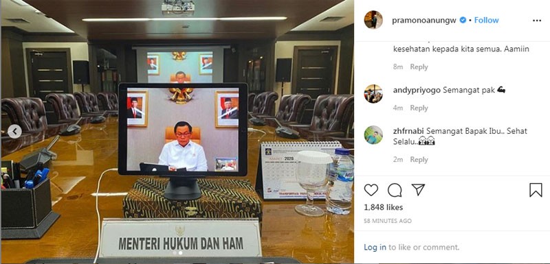 Antisipasi Corona, Jokowi Pimpin Rapat Terbatas via Video Conference