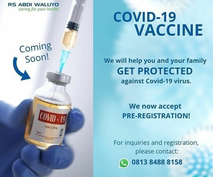 preorder pemesanan pembelian vaksin virus corona