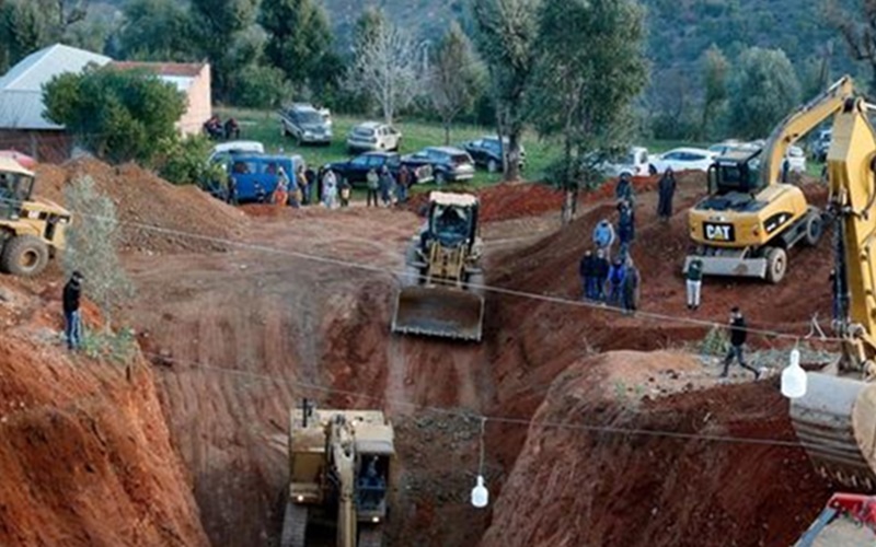 Foto-foto Aksi Penyelamatan Rayan, Anak 5 Tahun yang Terjebak di Sumur Sedalam 32 Meter