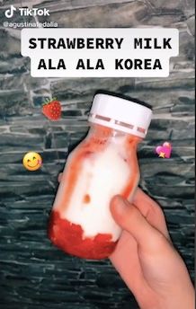 Strawberry Milk yang Segar