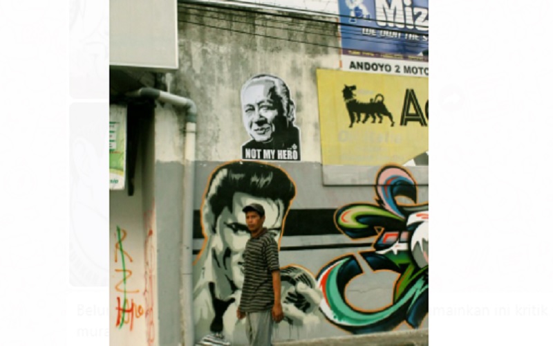 Kritik Presiden Lewat Mural Jalanan dari Soeharto, Gus Dur hingga SBY