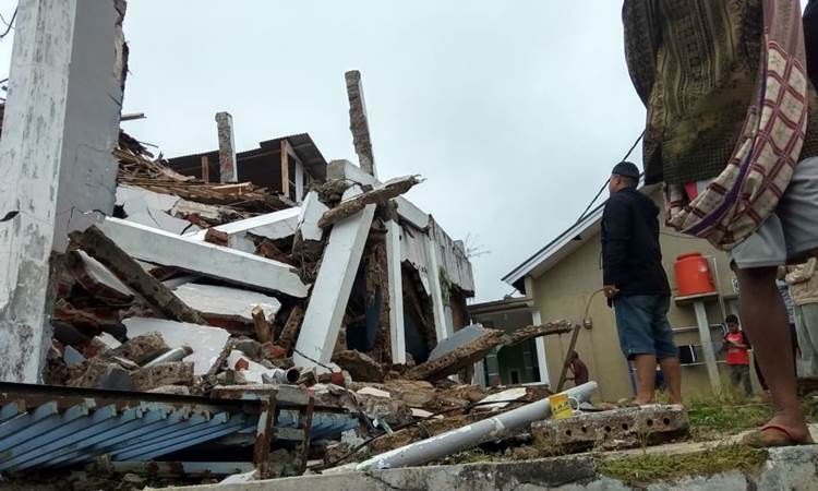 Dua Gempa Bumi Guncang Sukabumi, Sejumlah Rumah Rusak