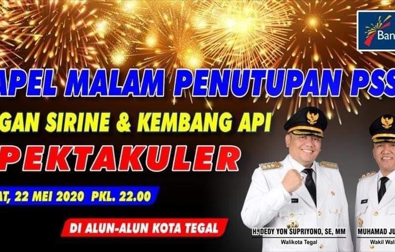 CEK FAKTA: Bebas Corona, PSBB Tegal Ditutup dengan Pesta Kembang Api?