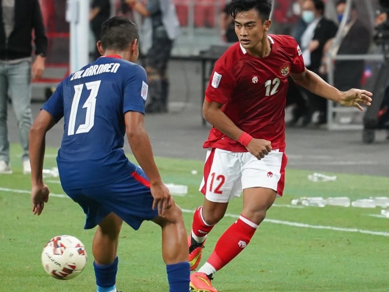 Foto-foto Aksi Timnas Indonesia vs Singapura dan Selebrasi Kemenangan 