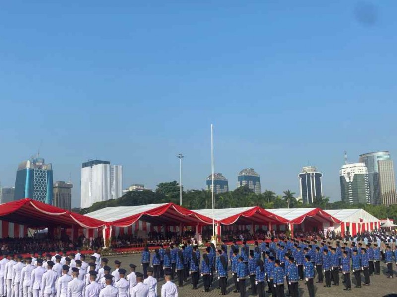 Jokowi Upacara Hari Lahir Pancasila 2023 di Monas, Ini Daftar Pejabat yang Hadir