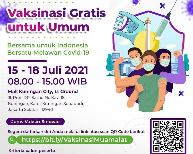 lokasi vaksin covid gratis di jakarta