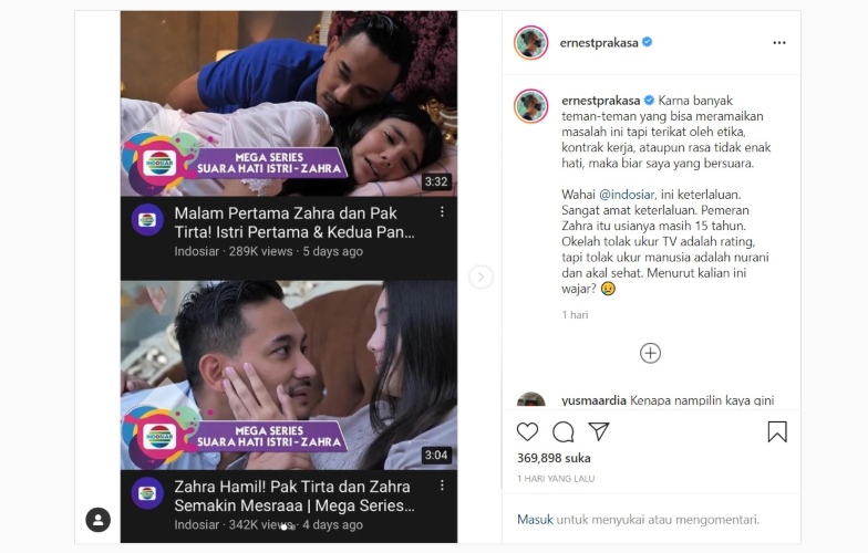 petisi suara hati istri