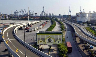 Jalan Tol Akses Pelabuhan Tanjung Priok Resmi Beroperasi