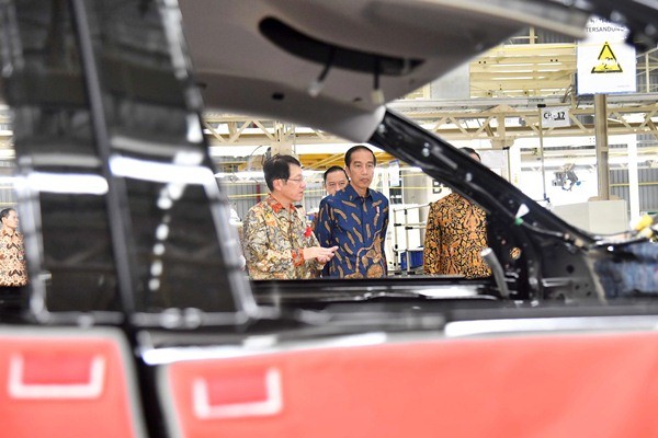 Presiden Jokowi Resmikan Pabrik Mitsubishi Motor