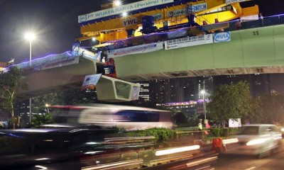 Simpang Susun Semanggi Kini Sudah Menyatu Seluruhnya