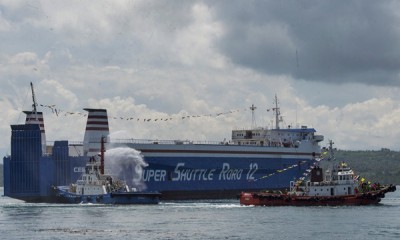 Peluncuran Kapal RoRo Indonesia - Filipina
