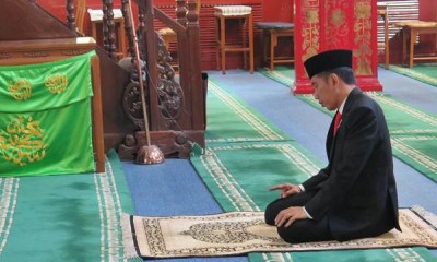 Presiden Jokowi Berdoa di Masjid Tertua di Beijing