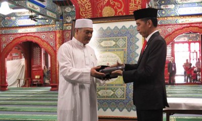 Presiden Jokowi Berdoa di Masjid Tertua di Beijing