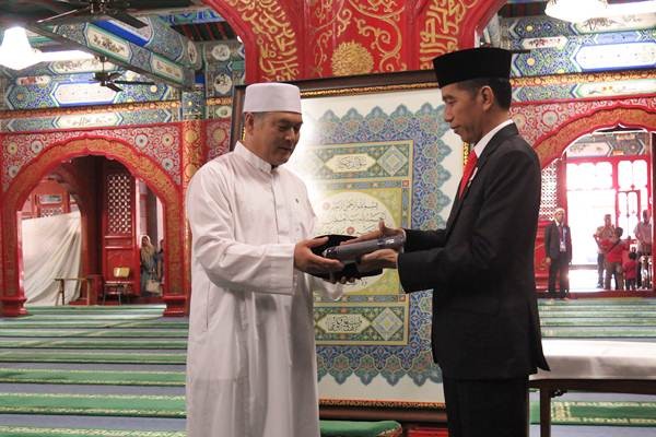 Presiden Jokowi Berdoa di Masjid Tertua di Beijing