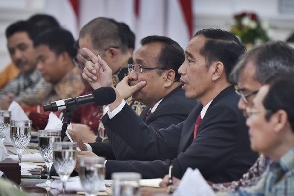 Presiden Jokowi Bertemu Pemimpin Redaksi Media Nasional