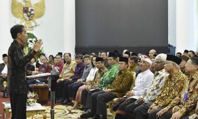 Suasana Ketika Tokoh Agama Bertemu Presiden Jokowi