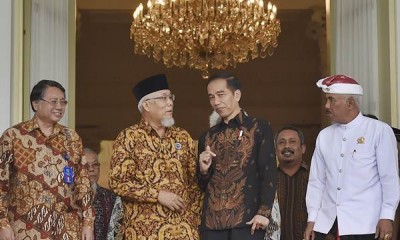 Suasana Ketika Tokoh Agama Bertemu Presiden Jokowi