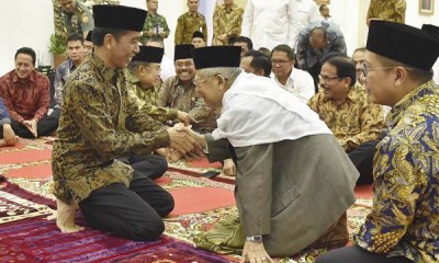 Presiden Jokowi dan Maruf Amin Buka Bersama
