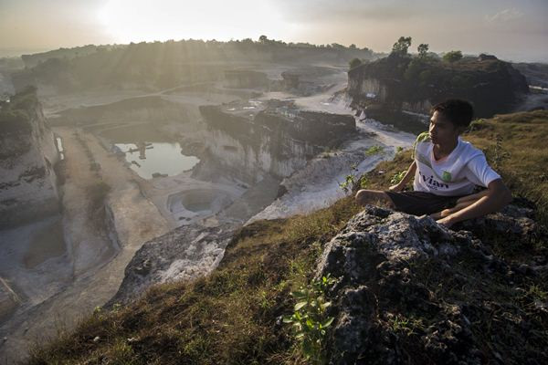 Menikmati Sunrise di Bukit Jaddih Bangkalan