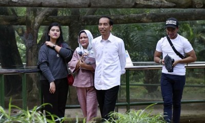 Presiden Jokowi Wisata Keluarga Tanpa Gibran Rakabuming Raka