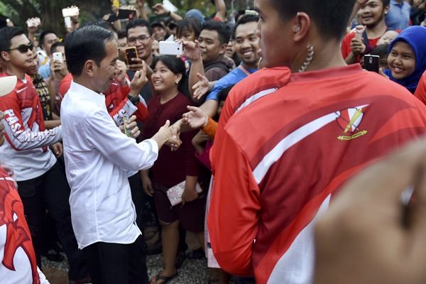 Presiden Jokowi Wisata Keluarga Tanpa Gibran Rakabuming Raka