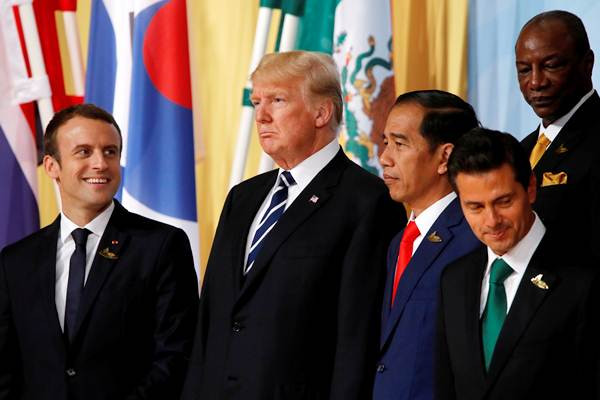 Akhirnya Presiden Jokowi Bertemu Donald Trump
