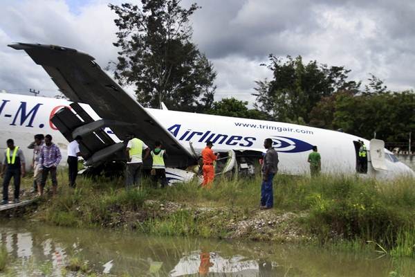 Pesawat Tri-MG Asia Airlines Tergelincir di Wamena
