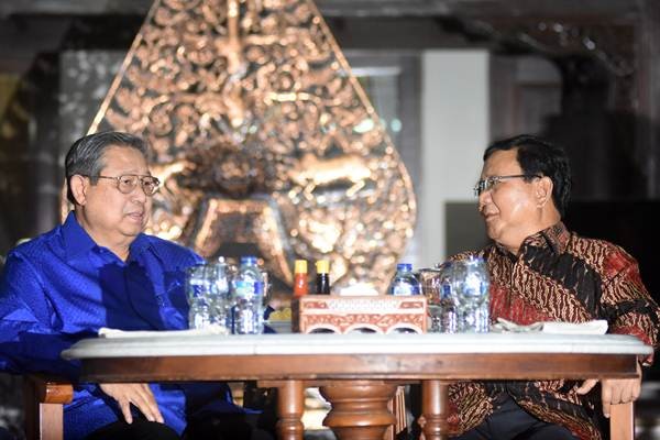 Prabowo Temui SBY di Puri Cikeas