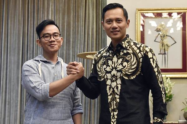 Foto-foto Pertemuan Gibran Rakabuming Raka dan Agus Harimurti Yudhoyono