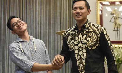 Foto-foto Pertemuan Gibran Rakabuming Raka dan Agus Harimurti Yudhoyono