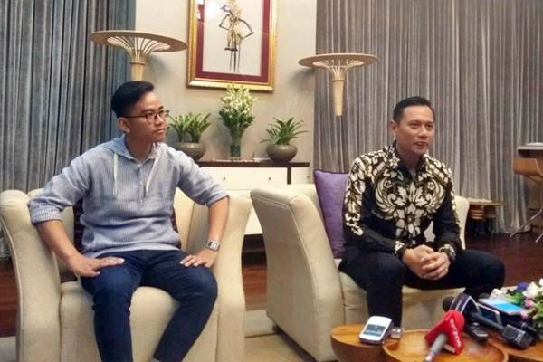 Foto-foto Pertemuan Gibran Rakabuming Raka dan Agus Harimurti Yudhoyono