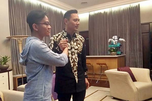 Foto-foto Pertemuan Gibran Rakabuming Raka dan Agus Harimurti Yudhoyono