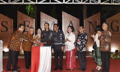 Presiden Jokowi Resmikan Simpang Susun Semanggi