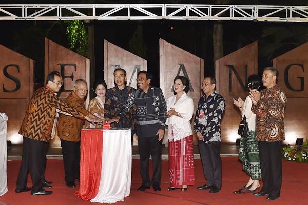 Presiden Jokowi Resmikan Simpang Susun Semanggi